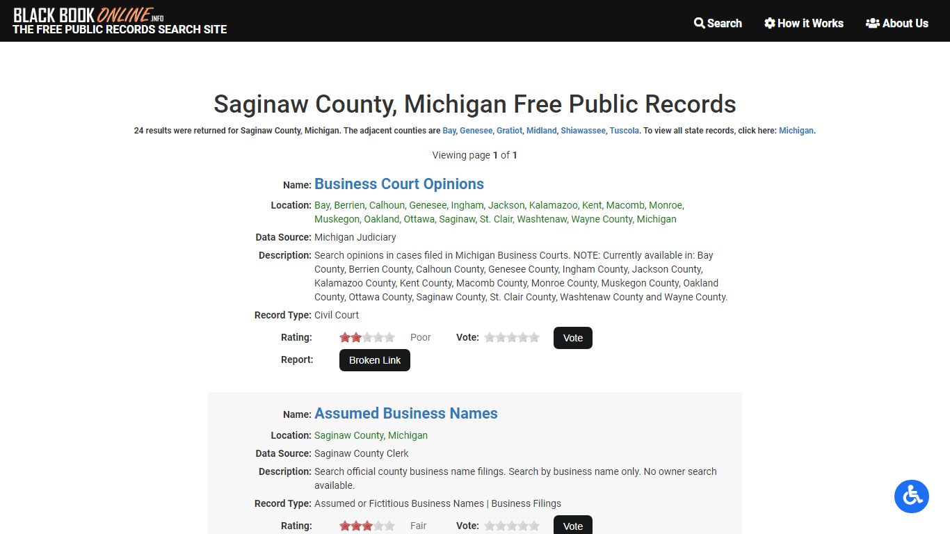 Saginaw County, MI Free Public Records | Criminal Records Saginaw ...